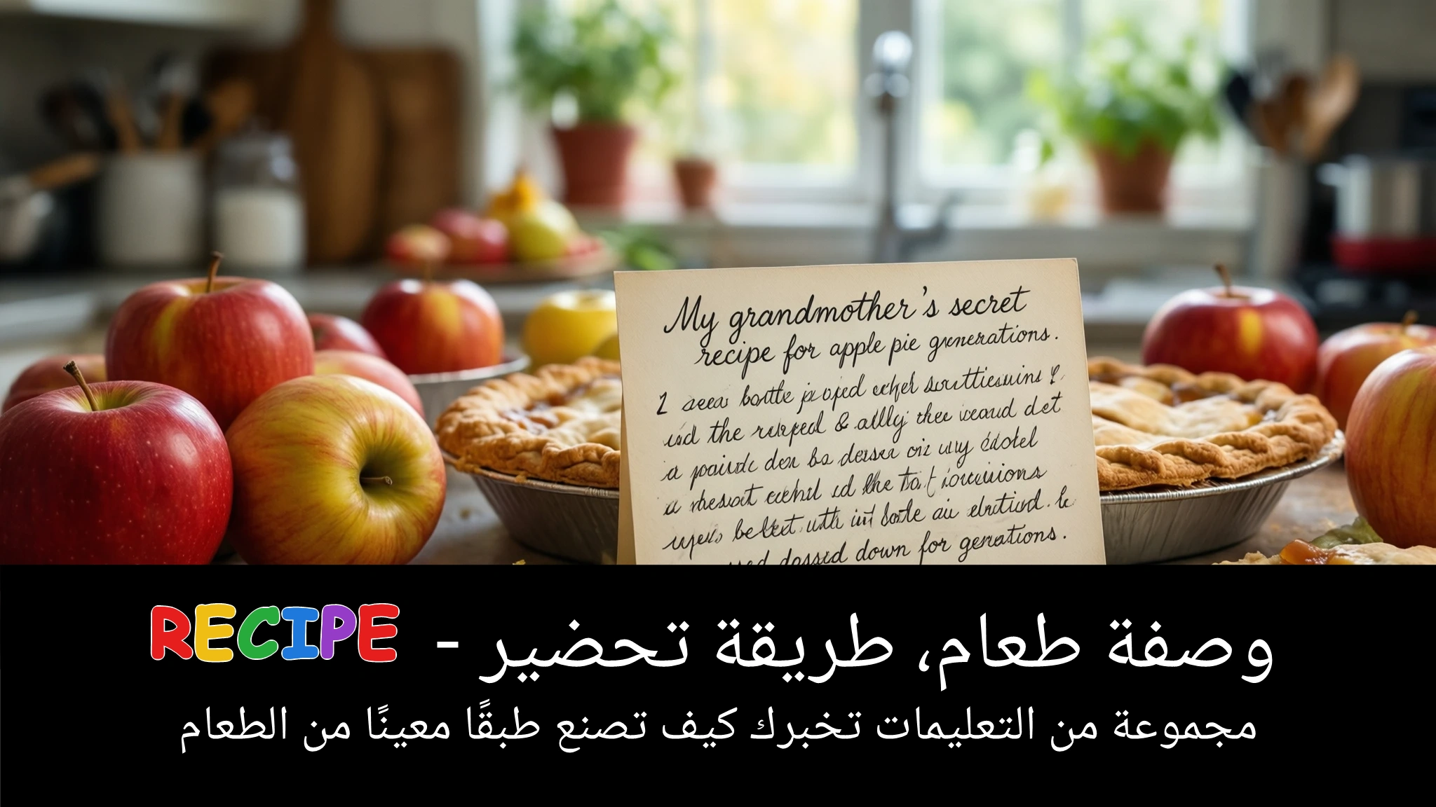 Arabic Illustration for recipe